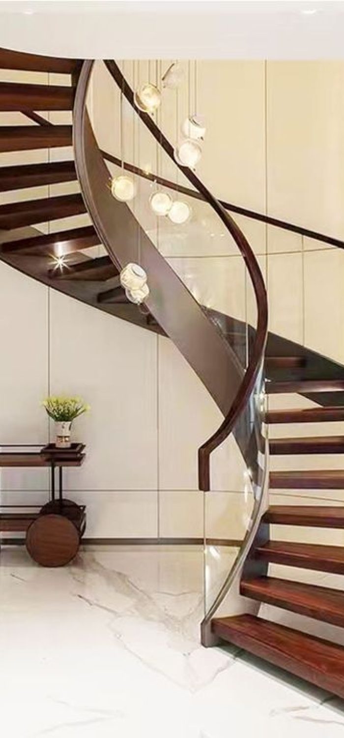 modern staircase, helical staircase, spiral staircase, curved staircase,