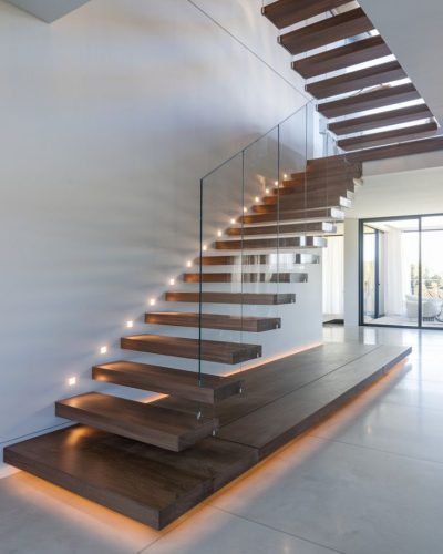 modern staircase, helical staircase, spiral staircase,