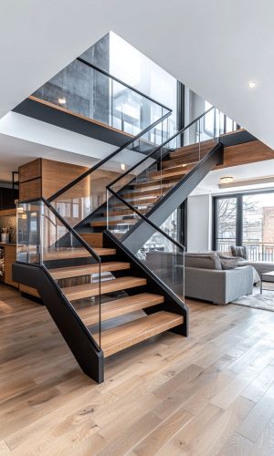 Floating stair design inspo