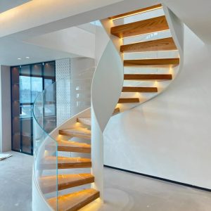 New York Penthouse Spiral Staircase (1)