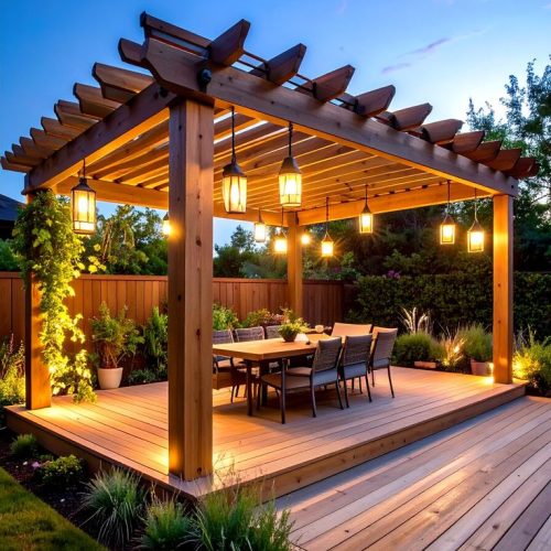 Pretty Pergola - 20 Small Deck Ideas Cozy and Functional Outdoor Spaces - Your House and Garden